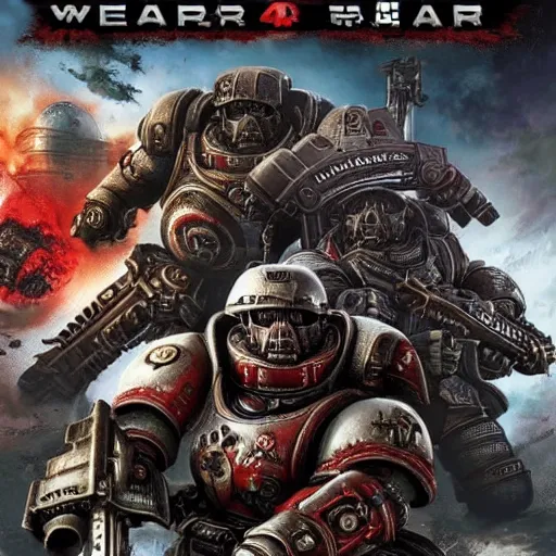 Image similar to warhammer 4 0 k gears of war codex