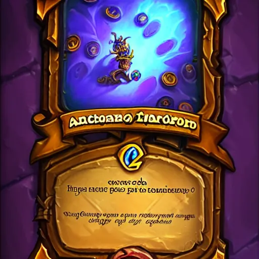 Prompt: a new card to hearthstone, sharp focus, illustration, highly detailed, digital painting, masterpiece, top view