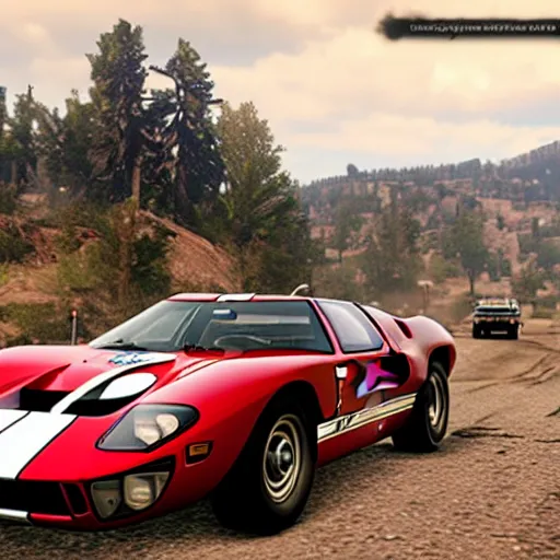 Image similar to ford gt 4 0 in red dead redemption 2