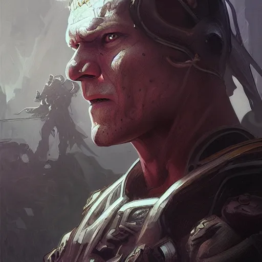 Image similar to john cena as a rogue, d & d, fantasy, highly detailed, digital painting, artstation, concept art, matte, sharp focus, illustration, art by greg rutkowski and alphonse mucha