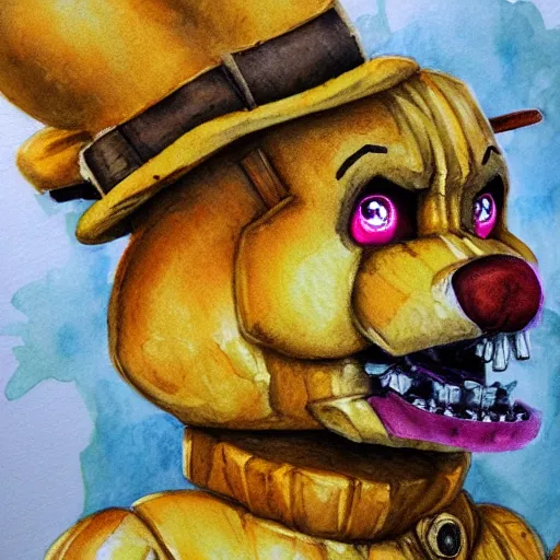 Golden Freddy dead-coffee - Illustrations ART street