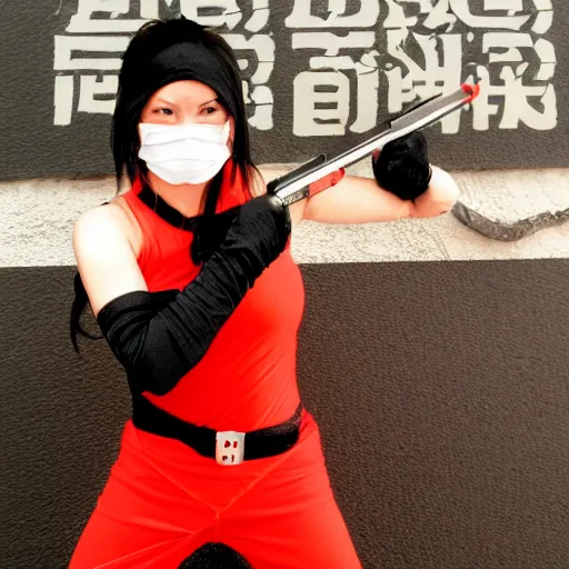 Image similar to dangerous female ninja