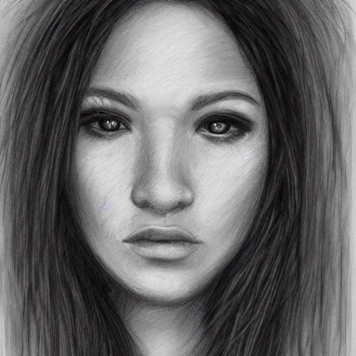 Image similar to a masterpiece 3 / 4 portrait sketch of the perfect face by monica lee