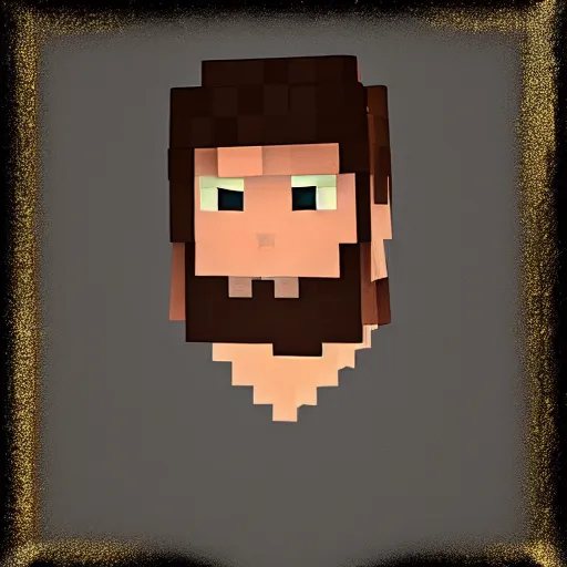 Image similar to Steve from Minecraft, Steve is falling into the deep dark, chiaroscuro, dramatic, award-winning render