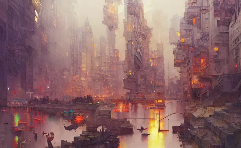 Prompt: the amazing floating neoclassical city, fantasy. intricate, amazing composition, colorful watercolor, by ruan jia, by maxfield parrish, by marc simonetti, by hikari shimoda, by robert hubert, by zhang kechun, illustration, gloomy