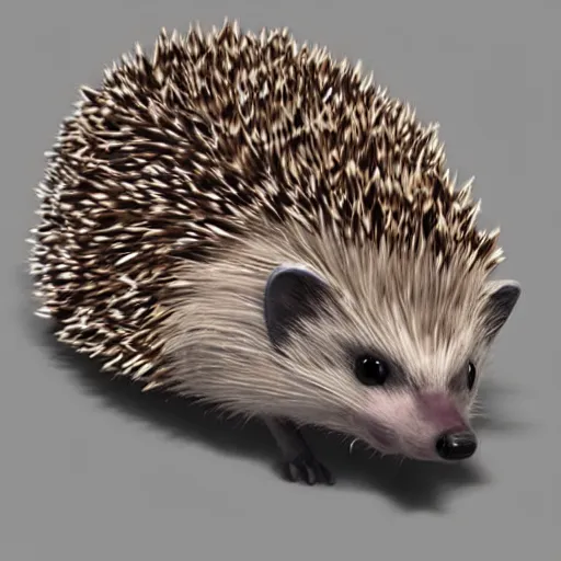 Image similar to Hedgehog From Pokemon, 8k, hyperrealistic, HD, Exquisite Detail