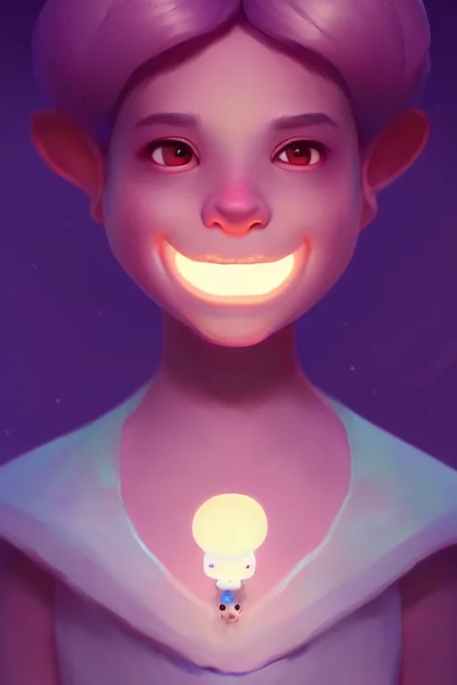 Prompt: super cute Bioluminescent prince character concept, soft light, soft mood, realistic body features and face, illustration, painting oil on canvas by Elena Zhurikhina and Goro Fujita and Charlie Bowater, octane render trending on artstation, 4k, 8k, HD