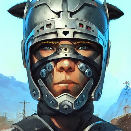 Image similar to cyberpunk viking helmet mask warrior goddess robot ninja fantasy, art gta 5 cover, official fanart behance hd artstation by jesper ejsing, by rhads, makoto shinkai and lois van baarle, ilya kuvshinov, ossdraws