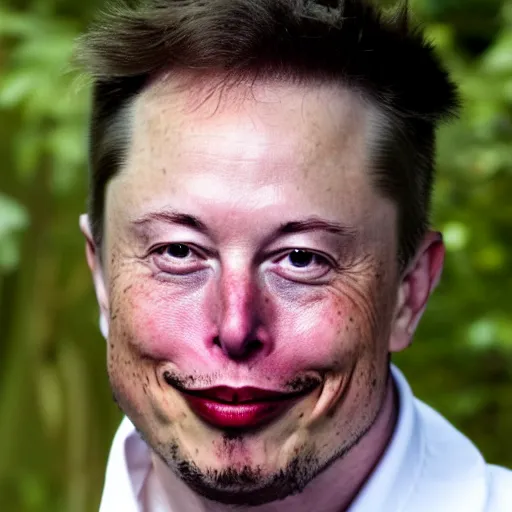 Image similar to elon with extra scratchy mcpatchy facial hair