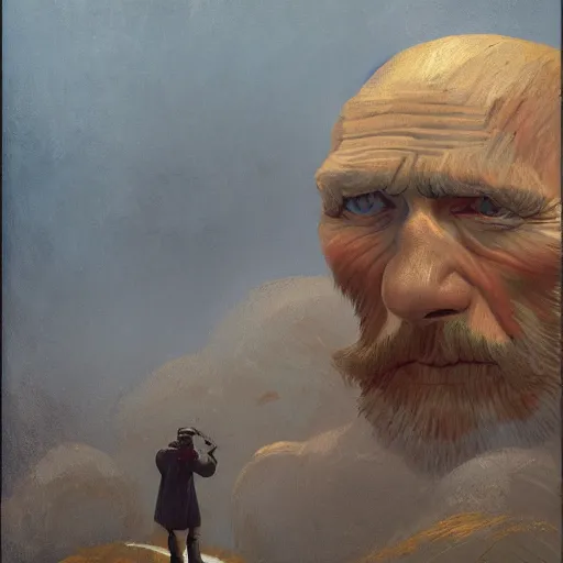 Prompt: ⏳😡, illustrated by ( ( vincent van gogh ) ), zdzisław beksinski, leonardo da vinci, greg rutkowski, and anton fadeev, trending on artstation, 4 k quality