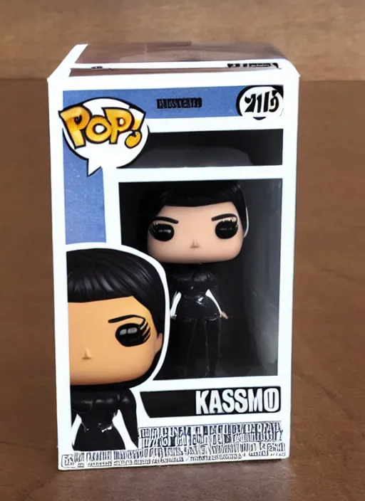 Image similar to kim kardashian as a funko pop.