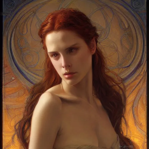 Image similar to a painting in the style of donato giancola, and in the style of charlie bowater, and in the style of alexandre cabanel. symmetry, smooth, sharp focus, semi - realism.