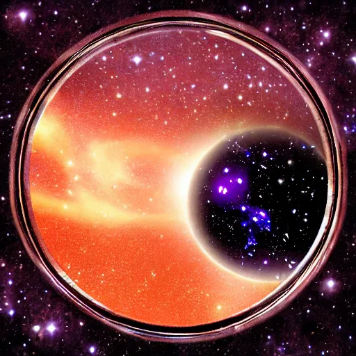 Image similar to a universe in a jar