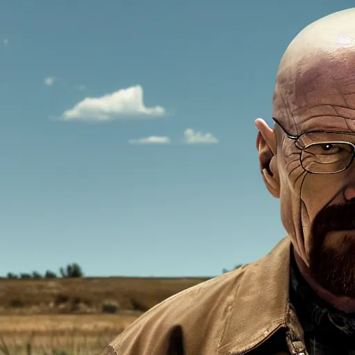 Image similar to Walter White in The Walking Dead 4k detail