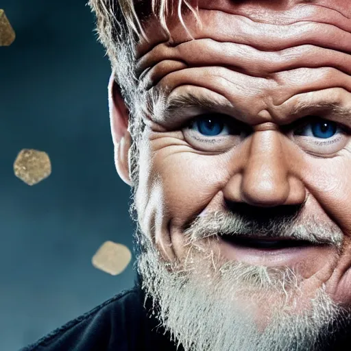 Prompt: gordon ramsey starring as the santa clause movie, movie still, 8 k