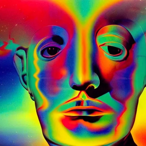 Prompt: Liminal space in outer space by Salvador Dali and Felipe Pantone