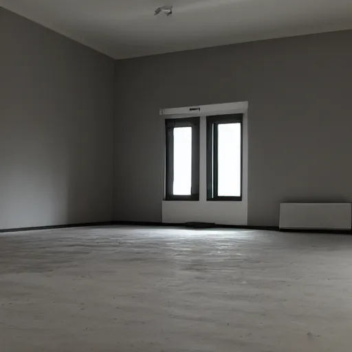 Image similar to an empty room with an empty floor and walls