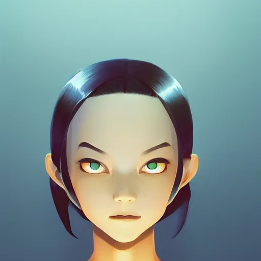 Image similar to face icon stylized minimalist contact 1 9 9 7, loftis, cory behance hd by jesper ejsing, by rhads, makoto shinkai and lois van baarle, ilya kuvshinov, rossdraws global illumination