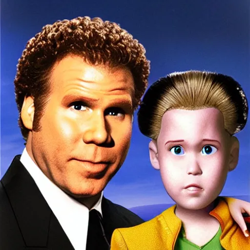 Image similar to live action will ferrell Megamind