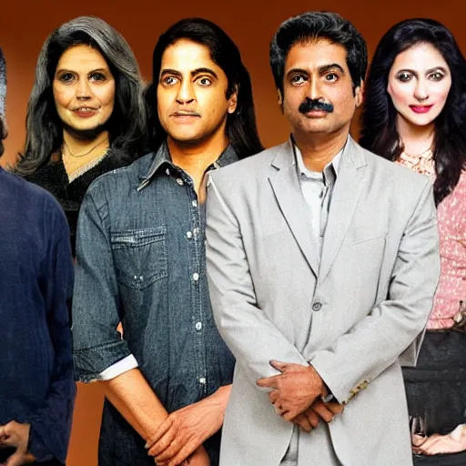Image similar to Portrait of Indian American actors