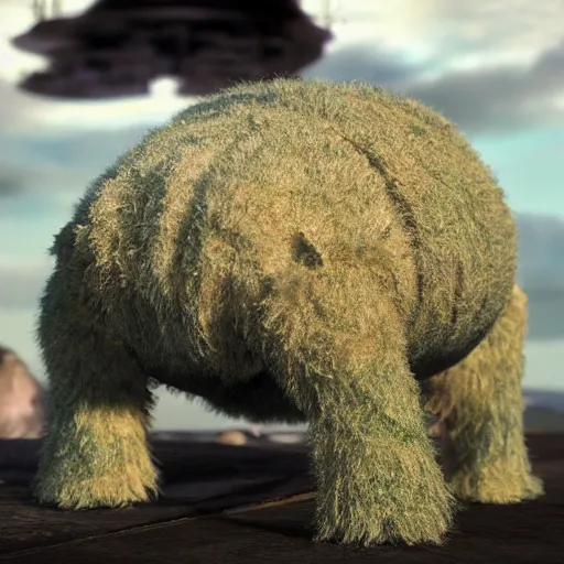 Prompt: Large tardigrade with fuzzy!!!!! fur!!!!!, trending on artstation, photorealistic imagery, heavily detailed, intricate, 4k, 8k, artstation graphics, artstation 3d render, artstation 3d, artstation unreal engine