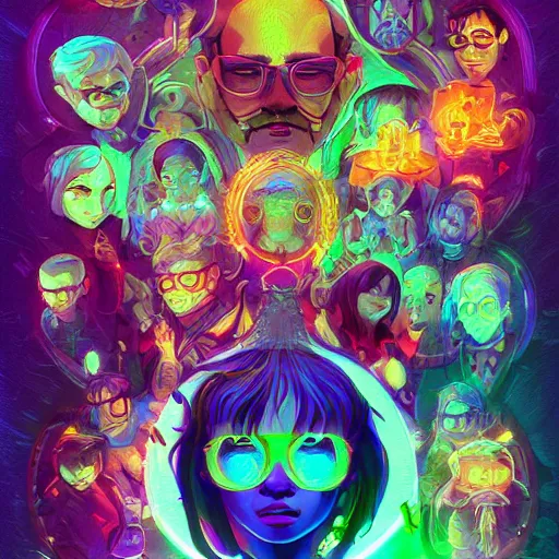 Image similar to skill magic geek inside matrix deepdream radiating a glowing aura stuff loot legends stylized digital illustration video game icon artstation lois van baarle, ilya kuvshinov, rossdraws,