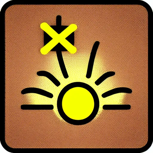 Image similar to icon for weather app, favicon, widely used, icon, sunny, sun, detailed