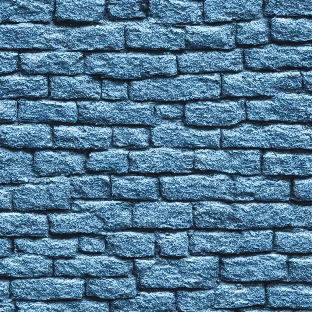 Image similar to blue brick texture, 4k