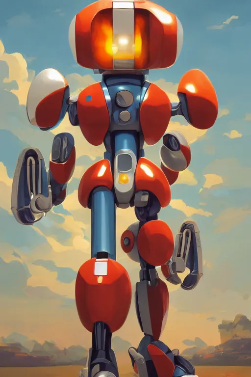 Image similar to metabots medabots medarotto medarot robot minimalist comics, behance hd by jesper ejsing, by rhads, makoto shinkai and lois van baarle, ilya kuvshinov, rossdraws global illumination ray tracing hdr radiating a glowing aura