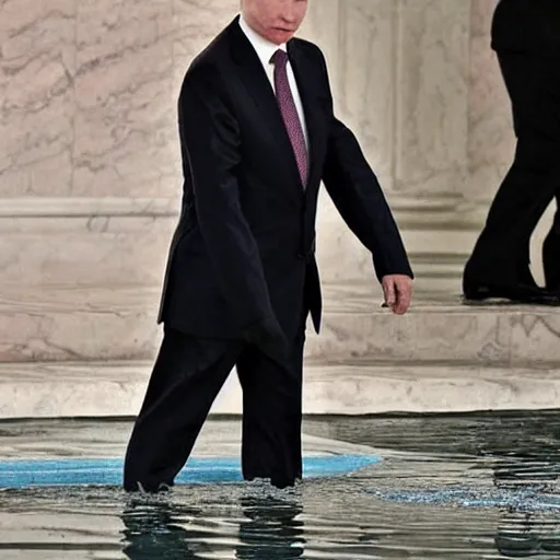 Image similar to putin is wet