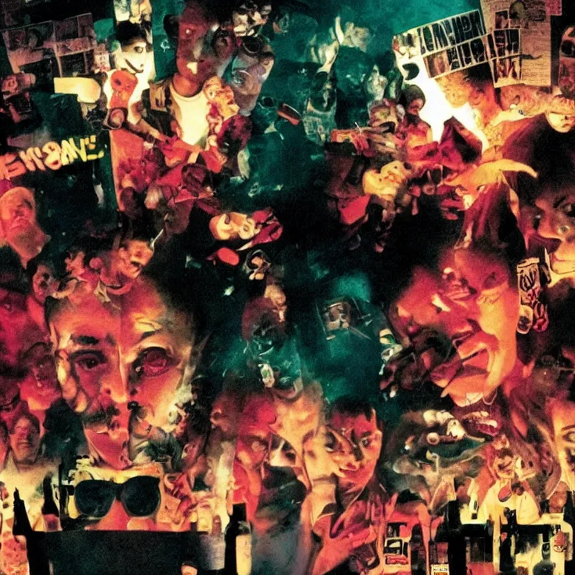 Prompt: enter the void, by gaspar noe, cinematic