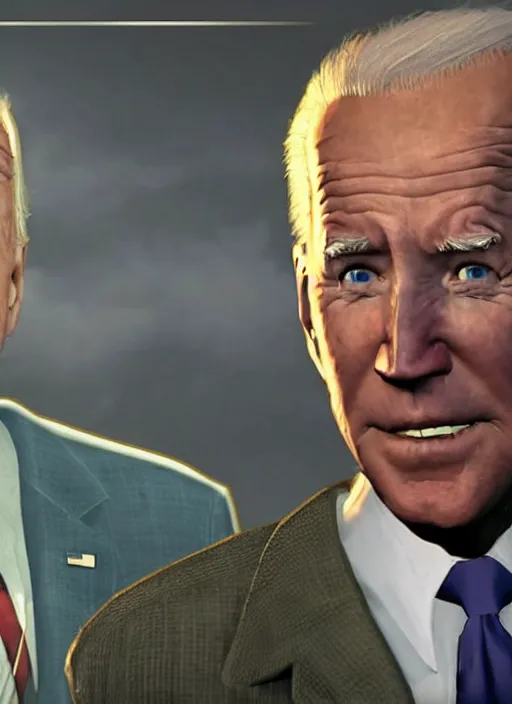 Prompt: joe biden in fallout 4