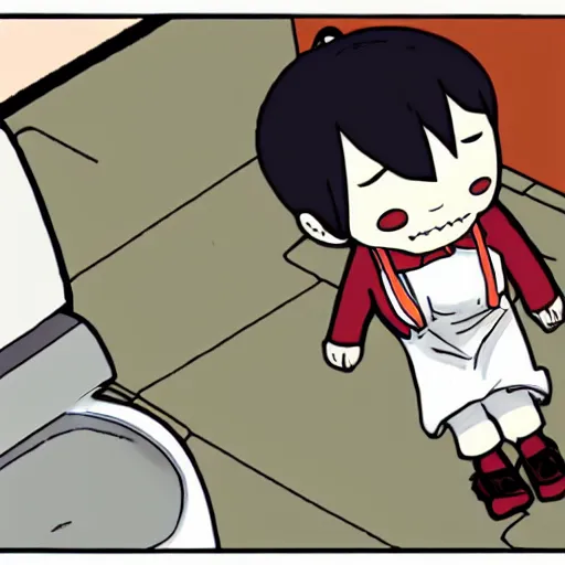 Image similar to Toilet-bound Hanako-kun