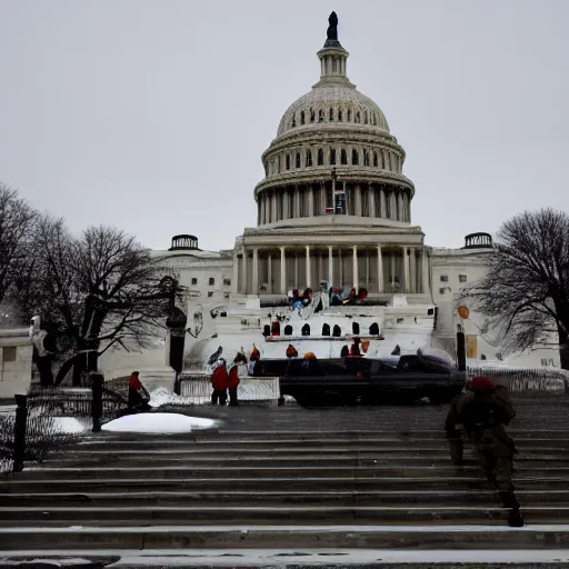 Image similar to Photo of the United States Capitol on January 6 under siege by oranges, reuters