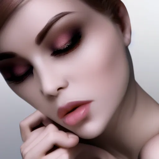 Image similar to beautiful young woman model octane render