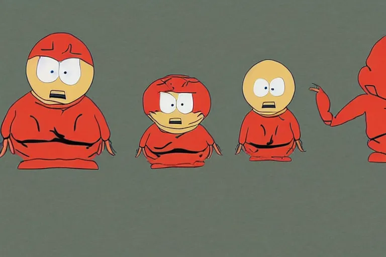 Image similar to crab people from south park
