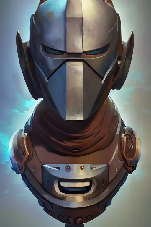 Image similar to epic mask helmet robot ninja portrait stylized as fornite style game design fanart by concept artist gervasio canda, behance hd by jesper ejsing, by rhads, makoto shinkai and lois van baarle, ilya kuvshinov, rossdraws global illumination radiating a glowing aura global illumination ray tracing hdr render in unreal engine 5