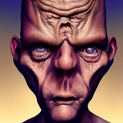 Image similar to sandman head caricature, artgem, digital painting, fullshot, color painting, hyperrealistic, concept art, oil painting, masterpiece, concept art, trending on deviantart, realistic and detailed face, highly detailed, high quality, 8 k, soft lighting, fancy colors, fantasy, cinematic, high coherence