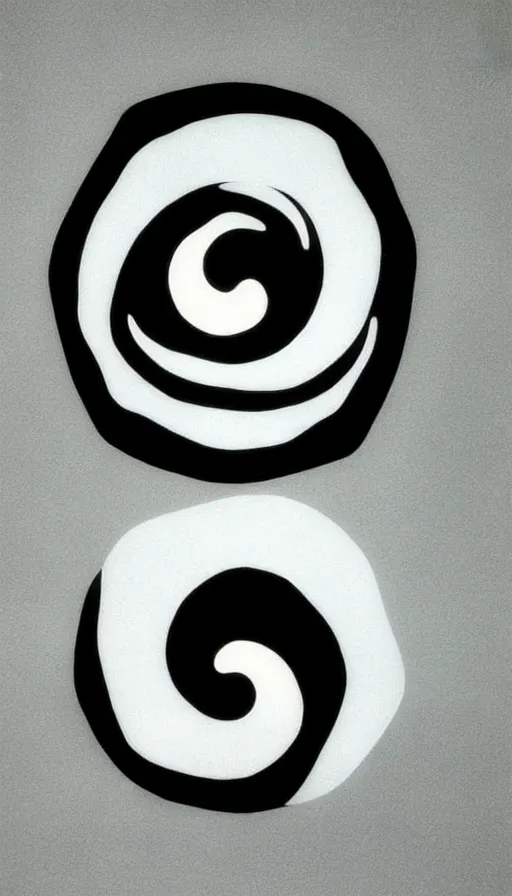 Prompt: Abstract representation of ying Yang concept, by Yoshihiro Togashi