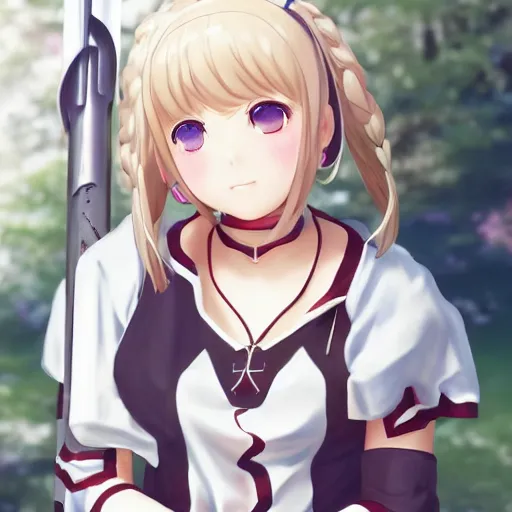 Image similar to beautiful full body image of archer saber rin illya chloe caster merged together, high details, high resolution, | | very very anime!!!, fine - face, realistic shaded perfect face, fine details. anime. realistic shaded lighting