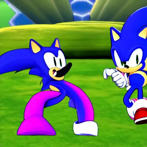 SONIC 3 HYPE — canineprototype: SHADOW VS SONIC I drew up a