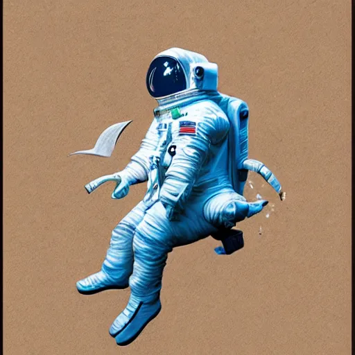 Image similar to An astronaut riding a unicorn in a photorealistic style