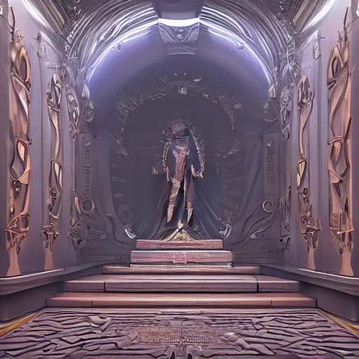 Image similar to sci-fi wall structure panel on the coronation of napoleon painting and digital hologram in the middle, unreal engine 5, keyshot, octane, artstation trending, ultra high detail, ultra realistic, cinematic, 8k, 16k, in style of zaha hadid, colors in style of nanospace Michael Menzelincev, colors in style of the Blade Runner 2049, in plastic, dark, tilt shift,