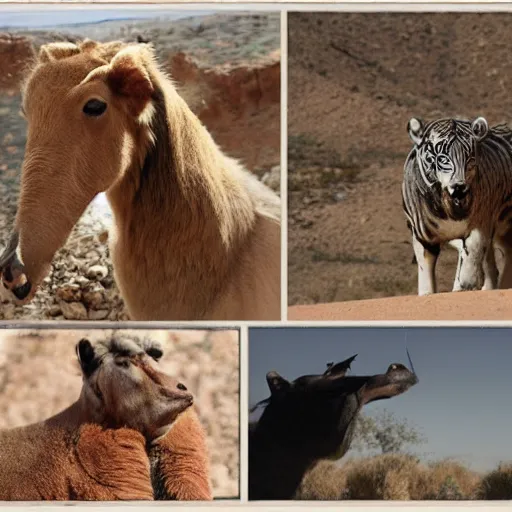 Prompt: animals from morocco