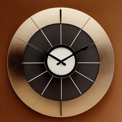 Image similar to a wall clock designed by Ron arad