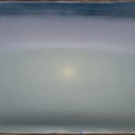 Image similar to the abstract painting'arctic void ', by caspar david friedrich!!!, by rothko!!!