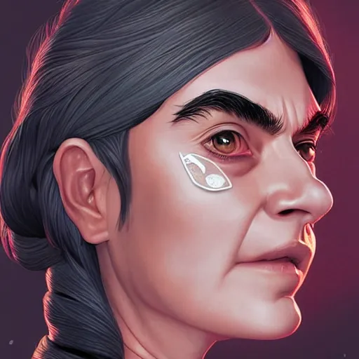 Image similar to mr. bean female, jedi master, wearing the traditional jedi robe, beautiful and uniquely odd looking, detailed symmetrical close up portrait, intricate complexity, in the style of artgerm and ilya kuvshinov, magic the gathering, star wars art