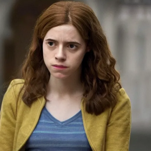 Prompt: Film still of Hermione Granger in the movie The Social Network.