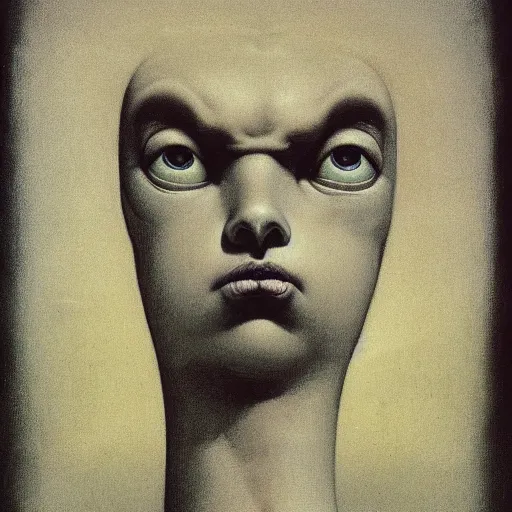 Image similar to in a dark bedroom sits an uncanny lonely ominous porcelain doll with cracks along it's face, by junji ito gerald brom by henry fuseli by zdzisław beksinski