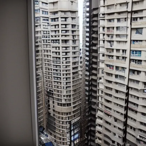 Image similar to view of inside a cramped shibuya apartment